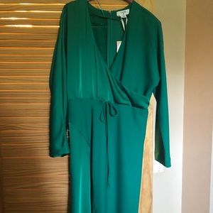 Green beautiful elegant and sexy dress